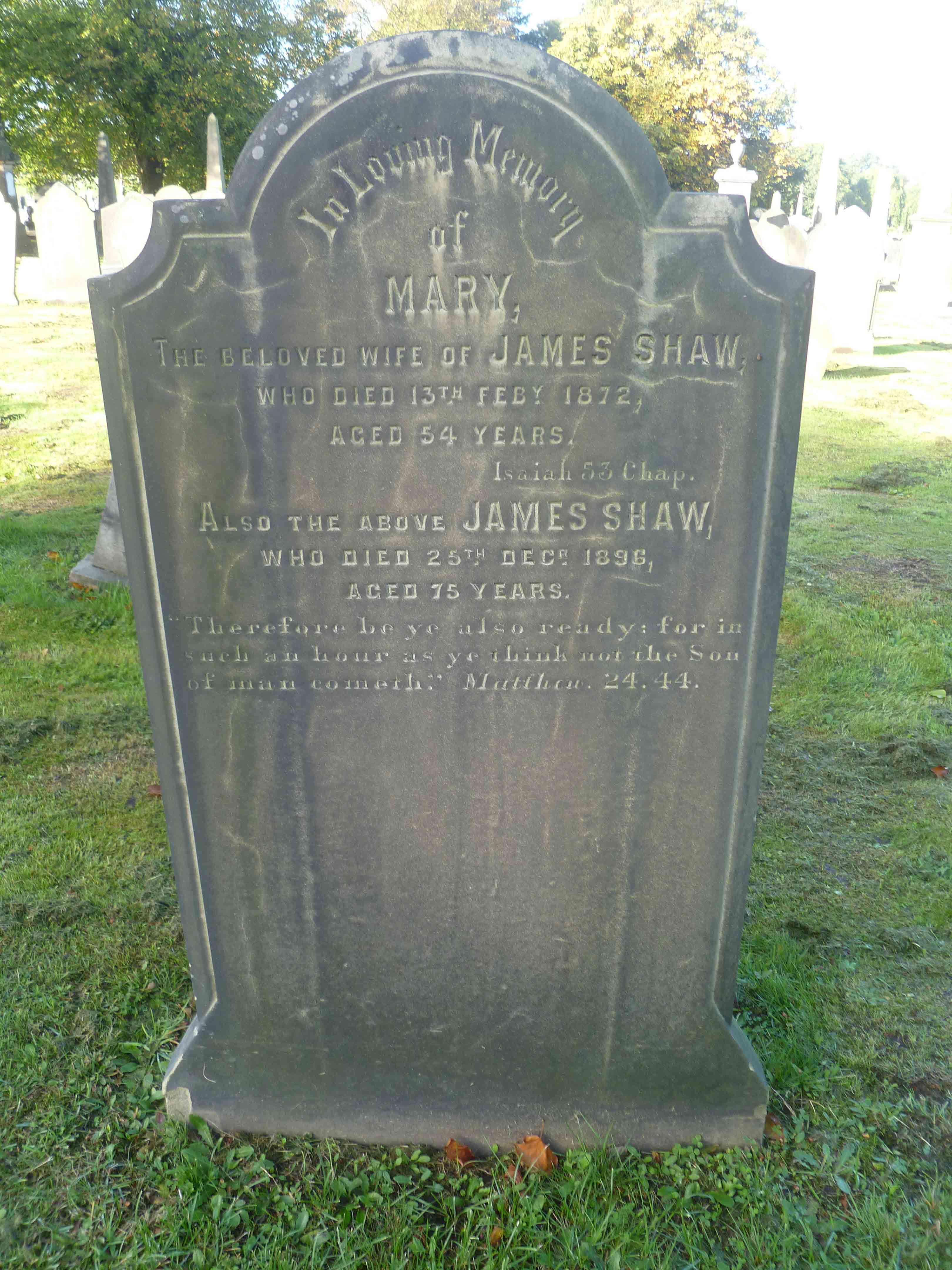 Shaw, Mary & James (B Left 230)
